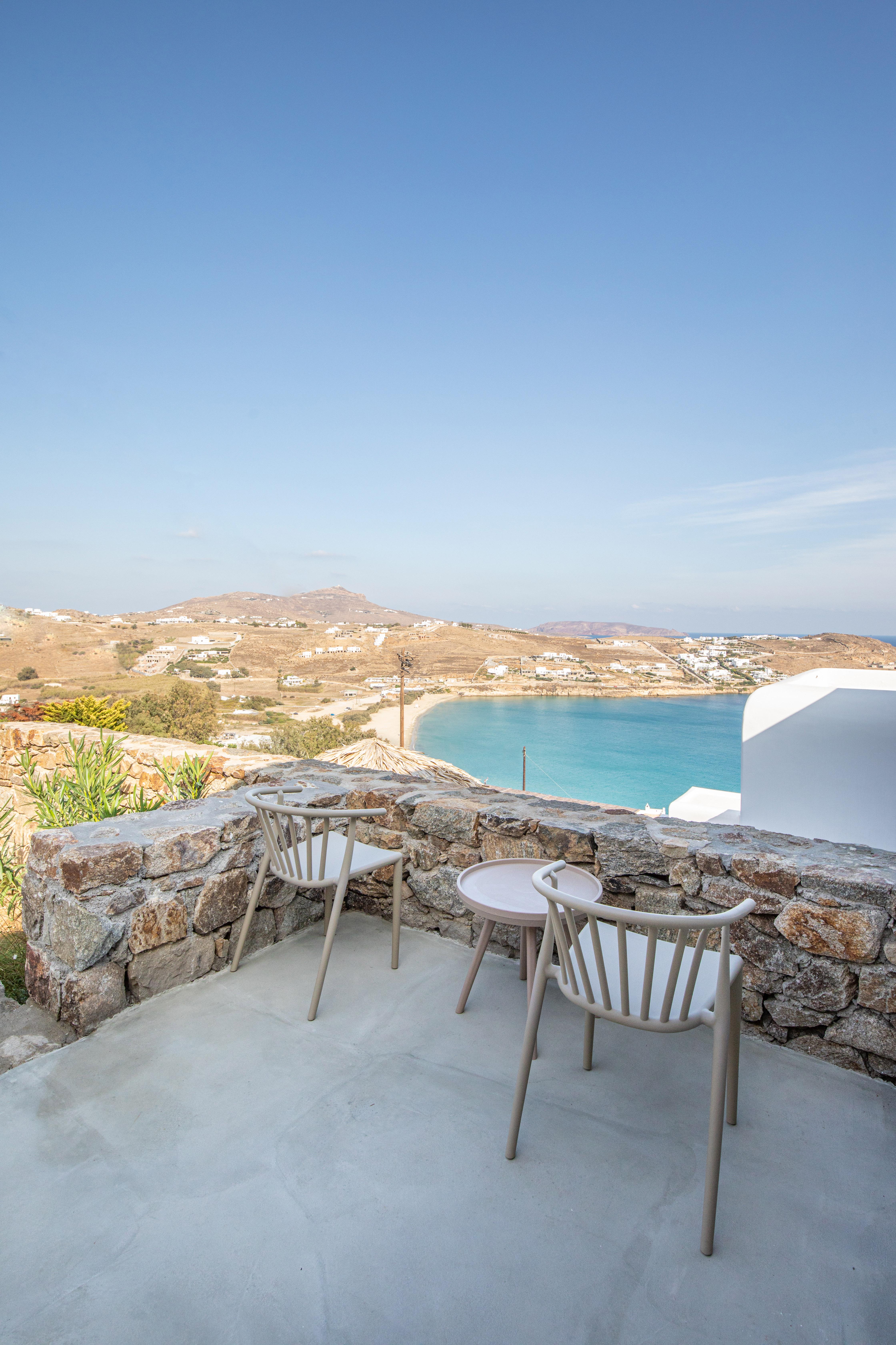 Bed and Breakfast The Summit Of Mykonos Кало Ліваді Екстер'єр фото