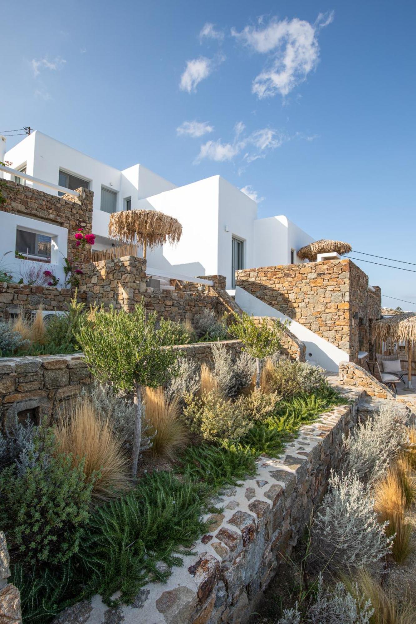Bed and Breakfast The Summit Of Mykonos Кало Ліваді Екстер'єр фото